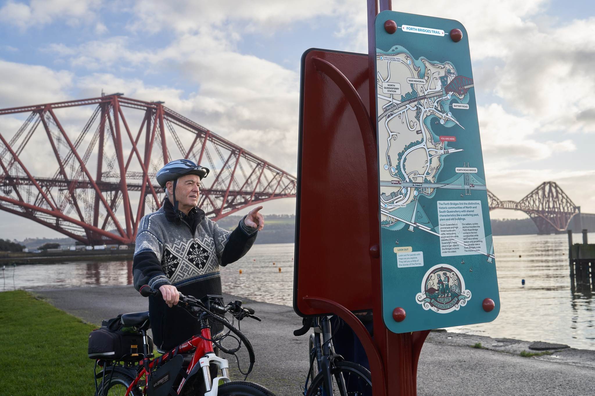 Cycling in North Queensferry