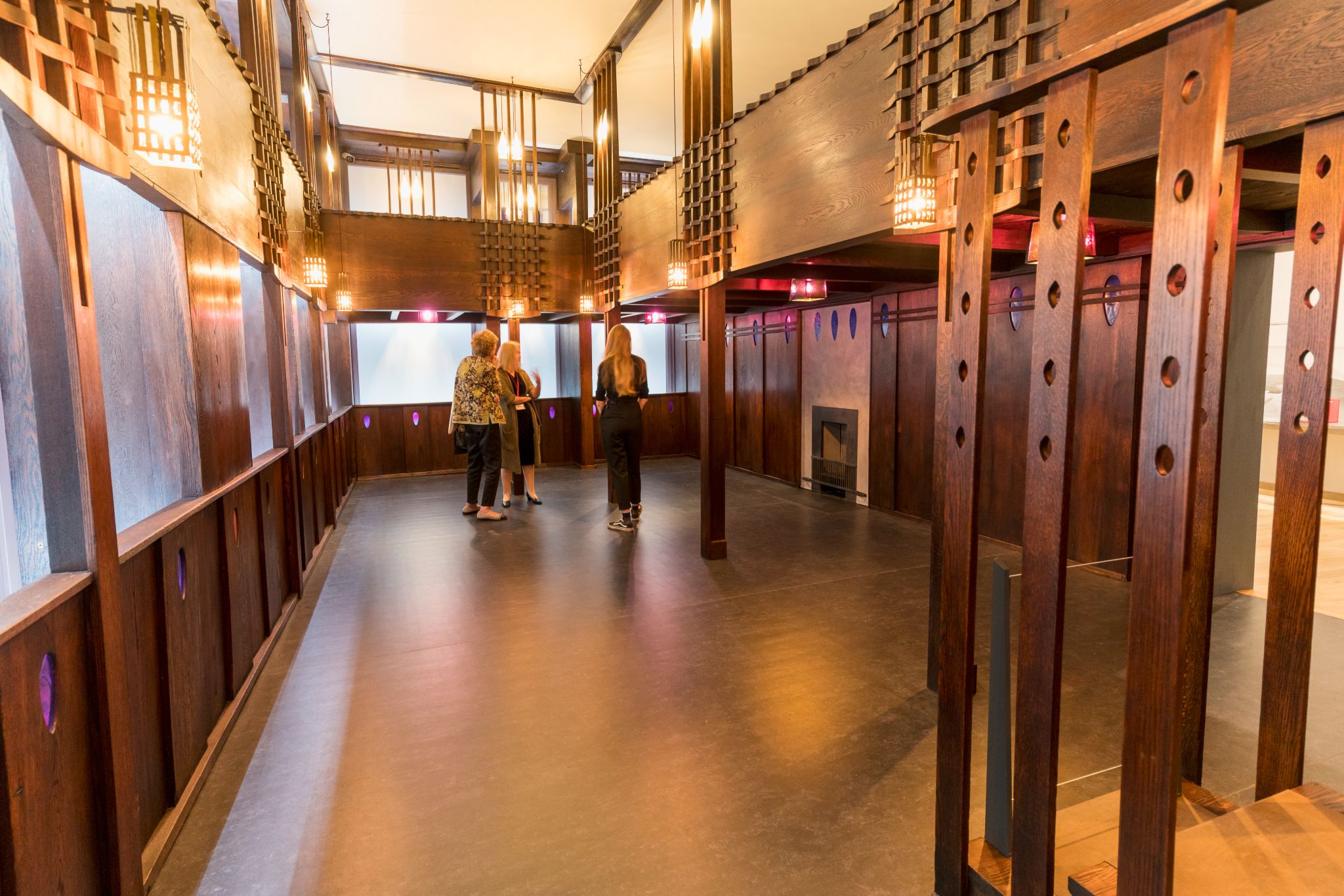 Charles Rennie Mackintosh Tearoom inside V&A Dundee