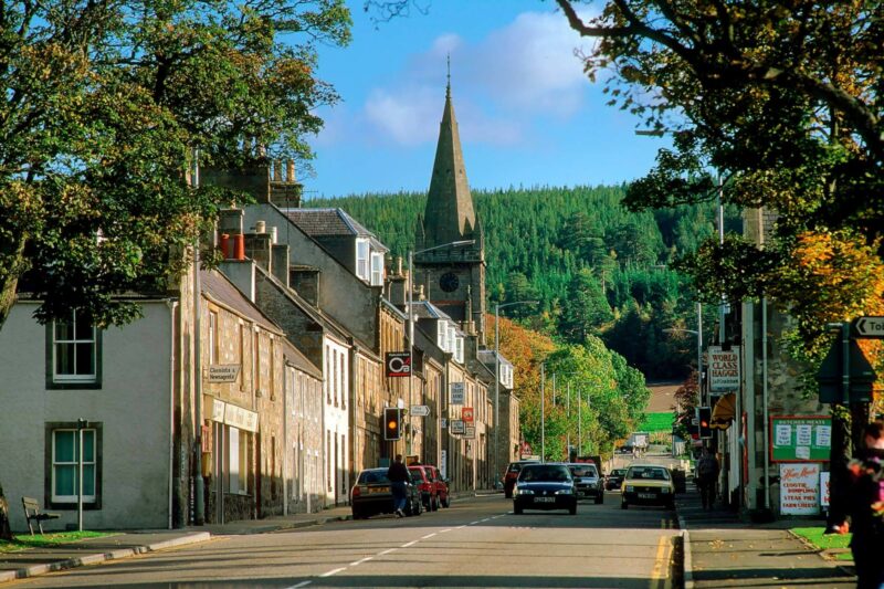 The village of Fochabers, Moray