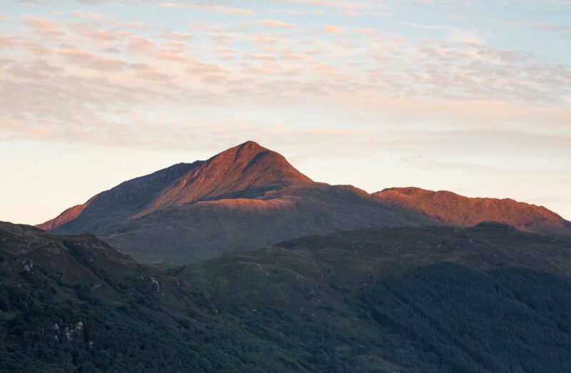 Ben Lomond Seen From The An Ceann Mor Viewing Point At Inveruglas Loch Lomond