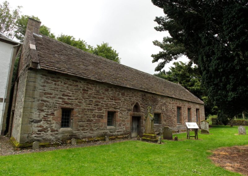 Innerpeffray Chapel Also Known As St Marys Chapel By Innerpeffray Library Scotlands First Free Public Lending Library Near Crieff Perthshire view 1