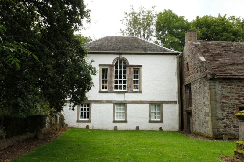 Innerpeffray Library Scotlands First Free Public Lending Library By Innerpeffray Chapel Also Known As St Marys Chapel Near Crieff Perthshire view 2