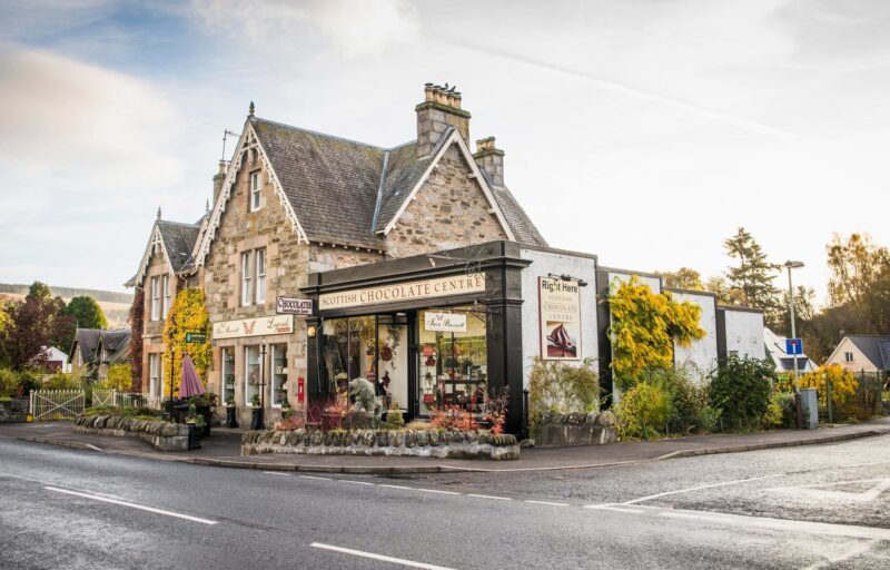 Outside Legends Of Grandtully And The Scottish Chocolate Centre