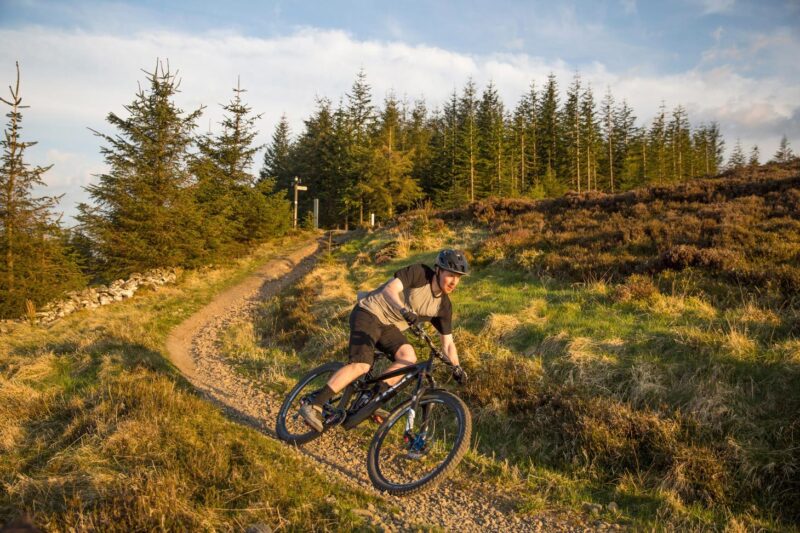 Professional Mountain Biker Ruaridh Cunningham At 7Stanes Innerleithen