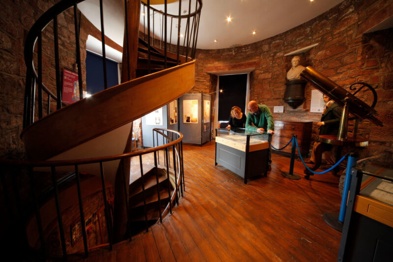 The Observatory Room Below The Camera Obscura At The Dumfries Museum Dumfries And Galloway